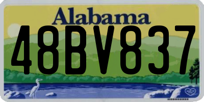 AL license plate 48BV837