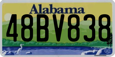 AL license plate 48BV838