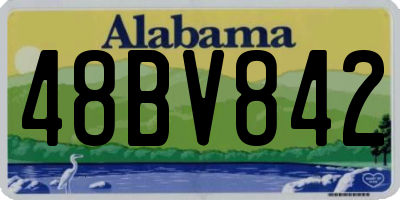 AL license plate 48BV842