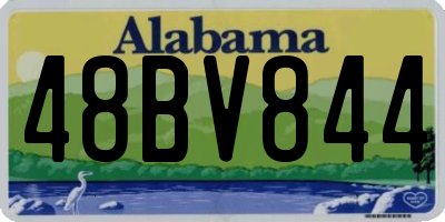 AL license plate 48BV844
