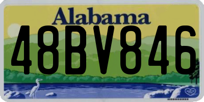 AL license plate 48BV846