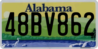 AL license plate 48BV862