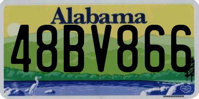 AL license plate 48BV866