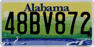 AL license plate 48BV872