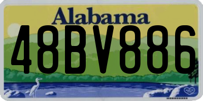 AL license plate 48BV886