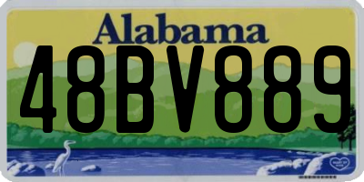 AL license plate 48BV889