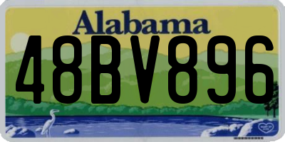AL license plate 48BV896