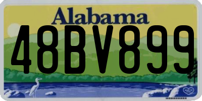 AL license plate 48BV899