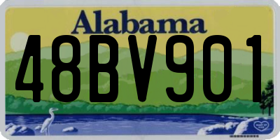 AL license plate 48BV901