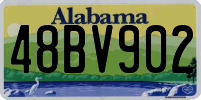 AL license plate 48BV902