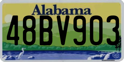 AL license plate 48BV903