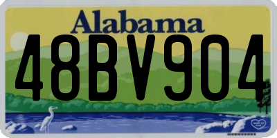 AL license plate 48BV904