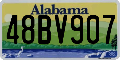 AL license plate 48BV907