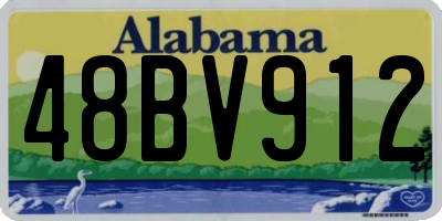 AL license plate 48BV912
