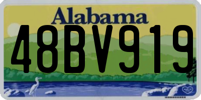 AL license plate 48BV919