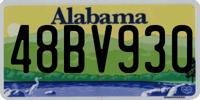 AL license plate 48BV930