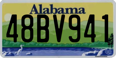 AL license plate 48BV941