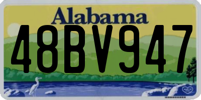 AL license plate 48BV947