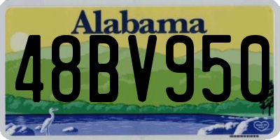 AL license plate 48BV950