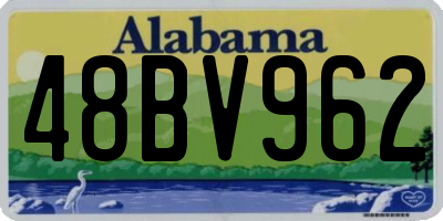 AL license plate 48BV962