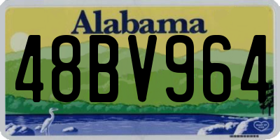 AL license plate 48BV964