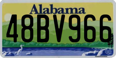 AL license plate 48BV966