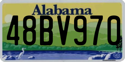 AL license plate 48BV970