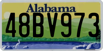 AL license plate 48BV973