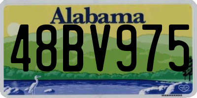 AL license plate 48BV975
