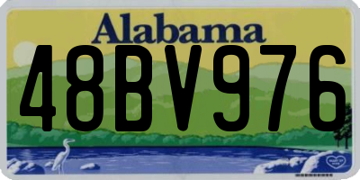 AL license plate 48BV976