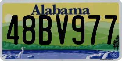 AL license plate 48BV977