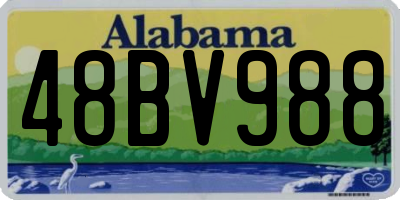 AL license plate 48BV988
