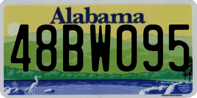 AL license plate 48BW095