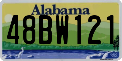 AL license plate 48BW121