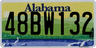 AL license plate 48BW132