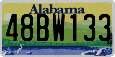 AL license plate 48BW133