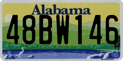 AL license plate 48BW146
