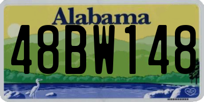 AL license plate 48BW148