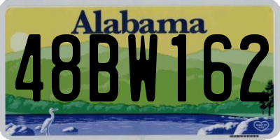 AL license plate 48BW162