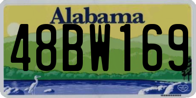 AL license plate 48BW169
