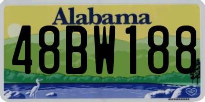 AL license plate 48BW188