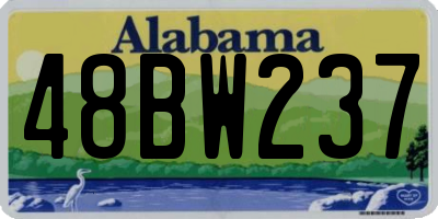 AL license plate 48BW237