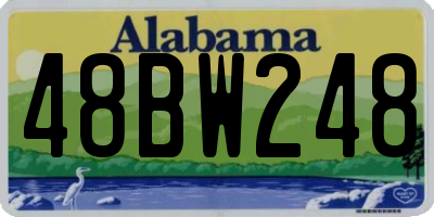 AL license plate 48BW248