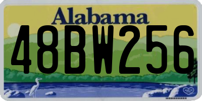 AL license plate 48BW256
