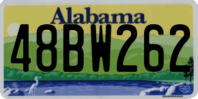 AL license plate 48BW262