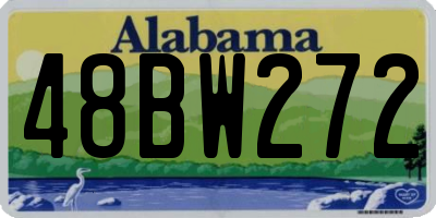 AL license plate 48BW272