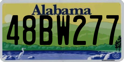 AL license plate 48BW277
