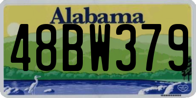 AL license plate 48BW379