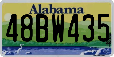 AL license plate 48BW435