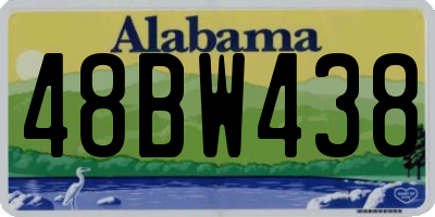 AL license plate 48BW438